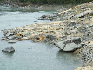 View upstream from the springs