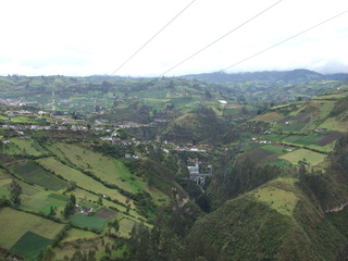 The valley of Santuario De Las Lajas