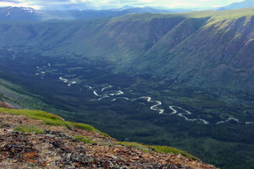 The Watson River seen from Red Ridge