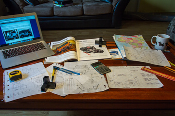 Designing the Jeep, and the route around Africa