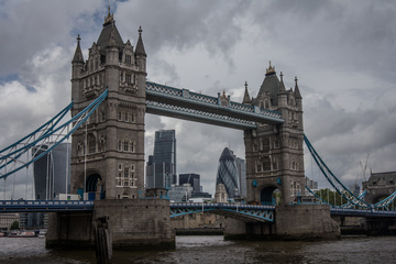London Bridge with the city in the background