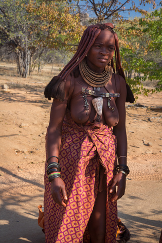 himba lady namibia 320x480